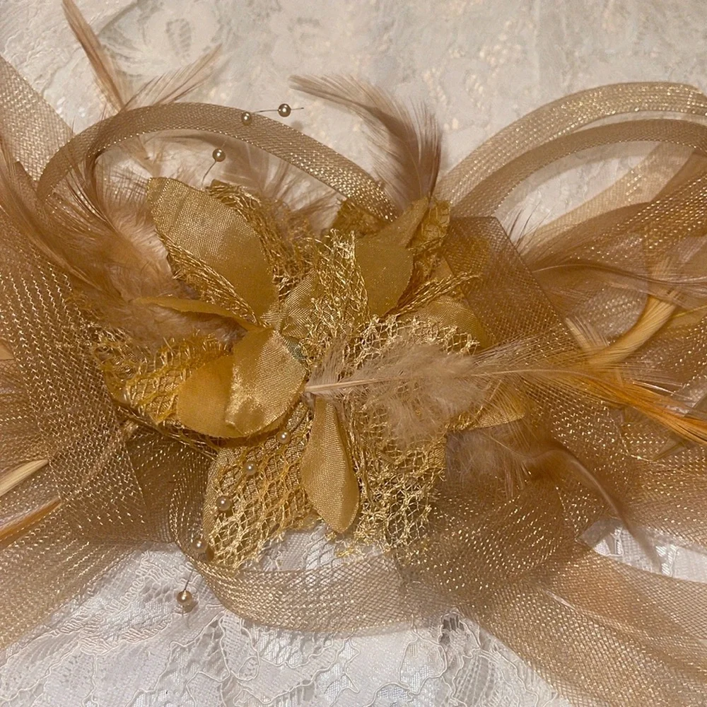 Tulle Fascinators Tea Party Kentucky Derby, Cocktail, Wedding Fancy Dress